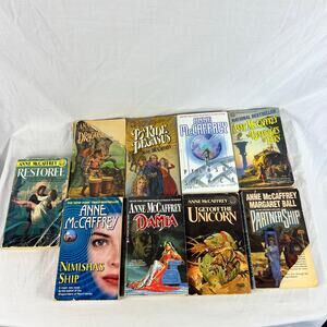 Anne McCaffery Paperback Lot of 9 Mass Market Sci Fi Fantasy Restoree Pern